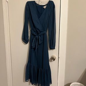 Point Sur (J Crew) Navy Tier Dress